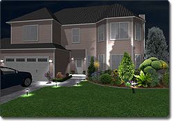 Realistic Landscape Lighting Design