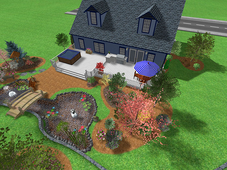 Back Yard Landscape Design