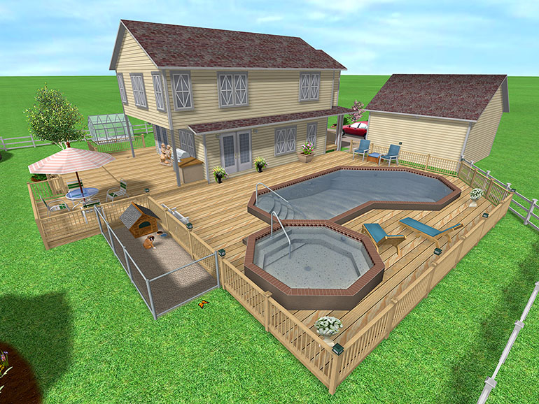 garden landscape design software free Pool Deck Design Software Free | 770 x 578