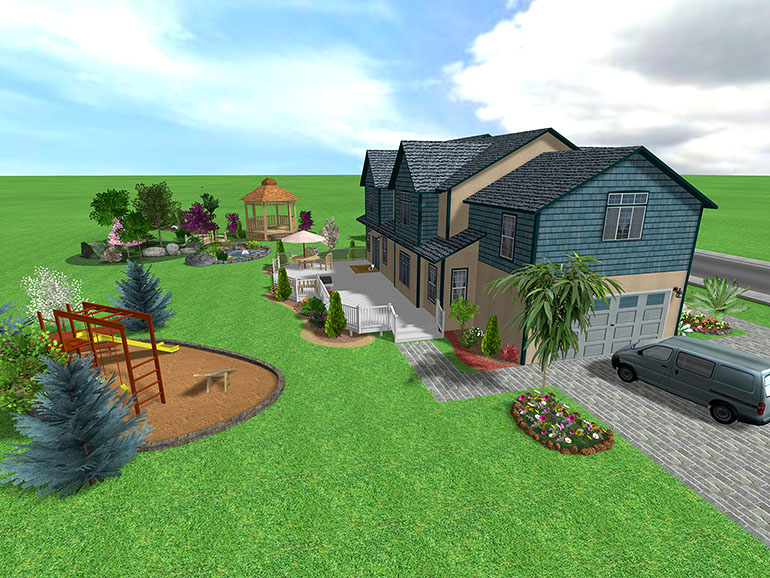 Visualize your landscape design ideas using the powerful tools in ...