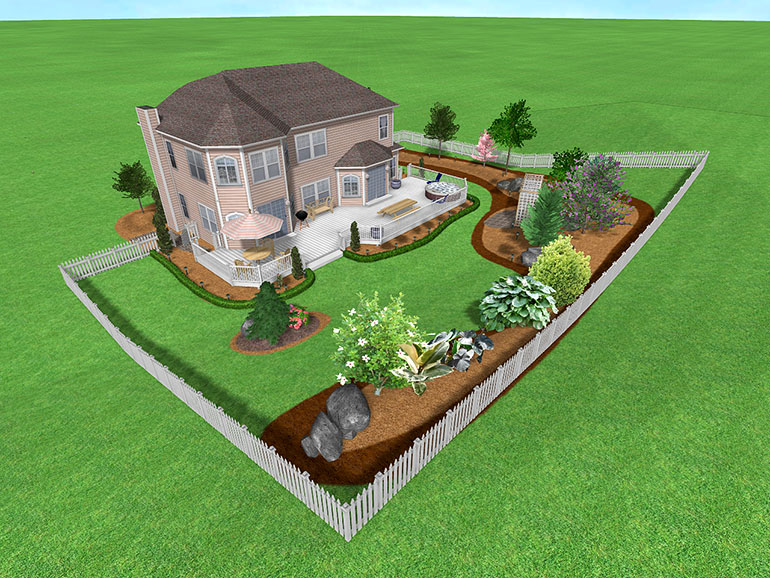 Idea Landscape Backyard Landscaping