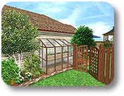 Backyard landscape design