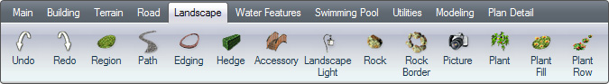 new interface of our landscape design software