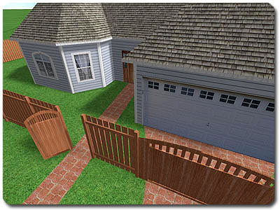 Completed fence design