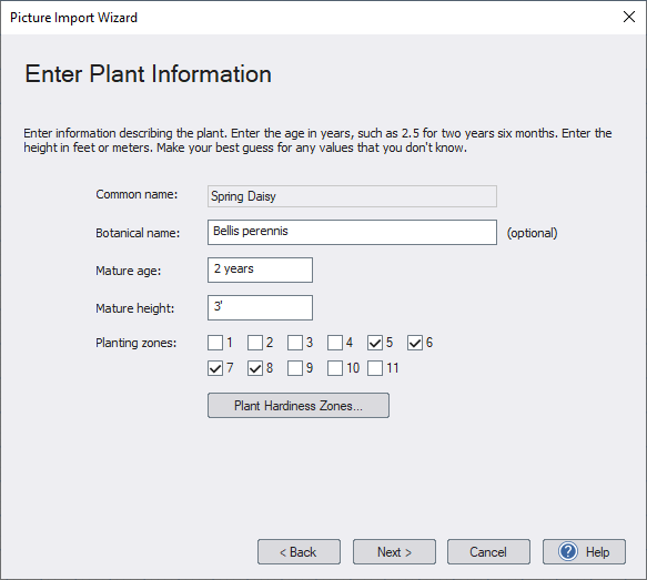 Landscape Design Software - Picture Import Wizard