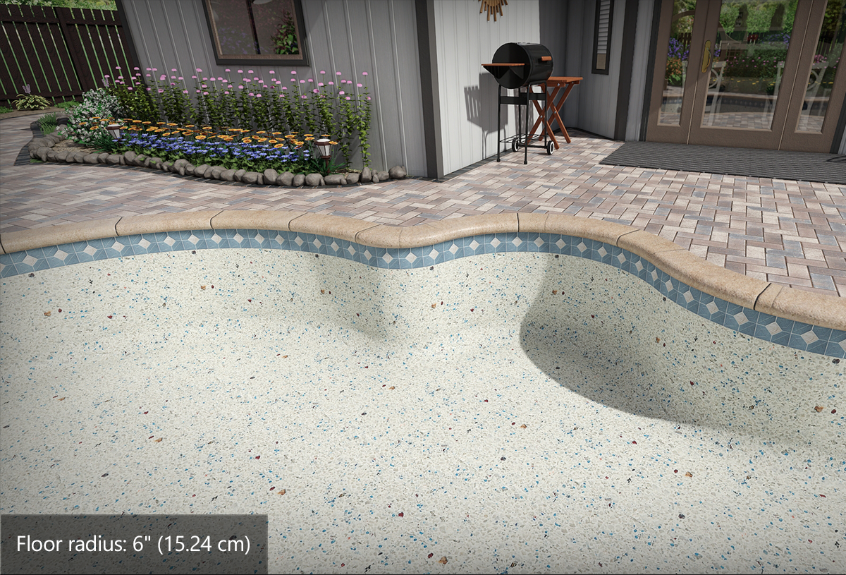 Landscape Design Software - Swimming Pool Floor Radius