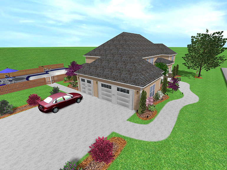 Landscape Design Gallery Page 5 House With Porch And Brick Columns Our New Landscaping Design