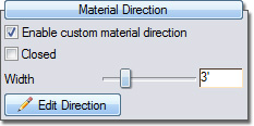 Landscape material direction