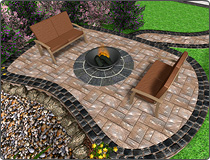 Patio Design Border
