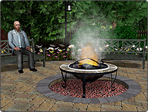Realistic smoke for landscapes