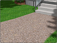landscape design without 3d edge effect