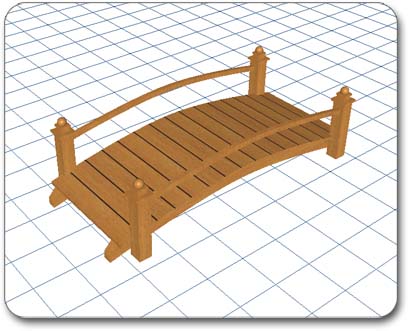 Create custom pond bridges, furniture, and more
