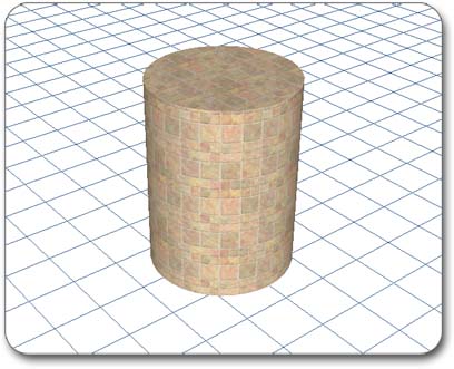 Many objects in your landscape designs use cylinders