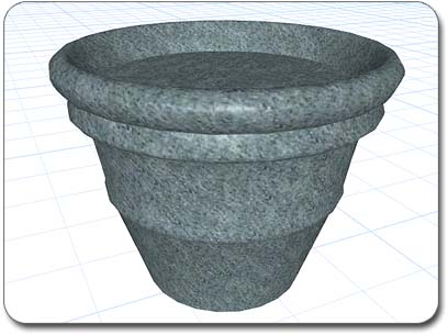 Setting the planter main material